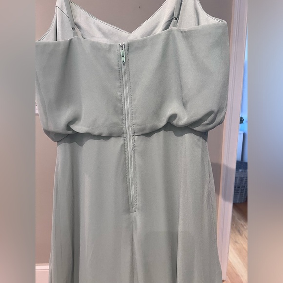 Birdy Grey Chiffon Sage Gwennie Dress Size XS - Picture 8 of 11